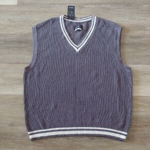 NWT Original Use Men's Grey Knit Sweater Vest Size XL